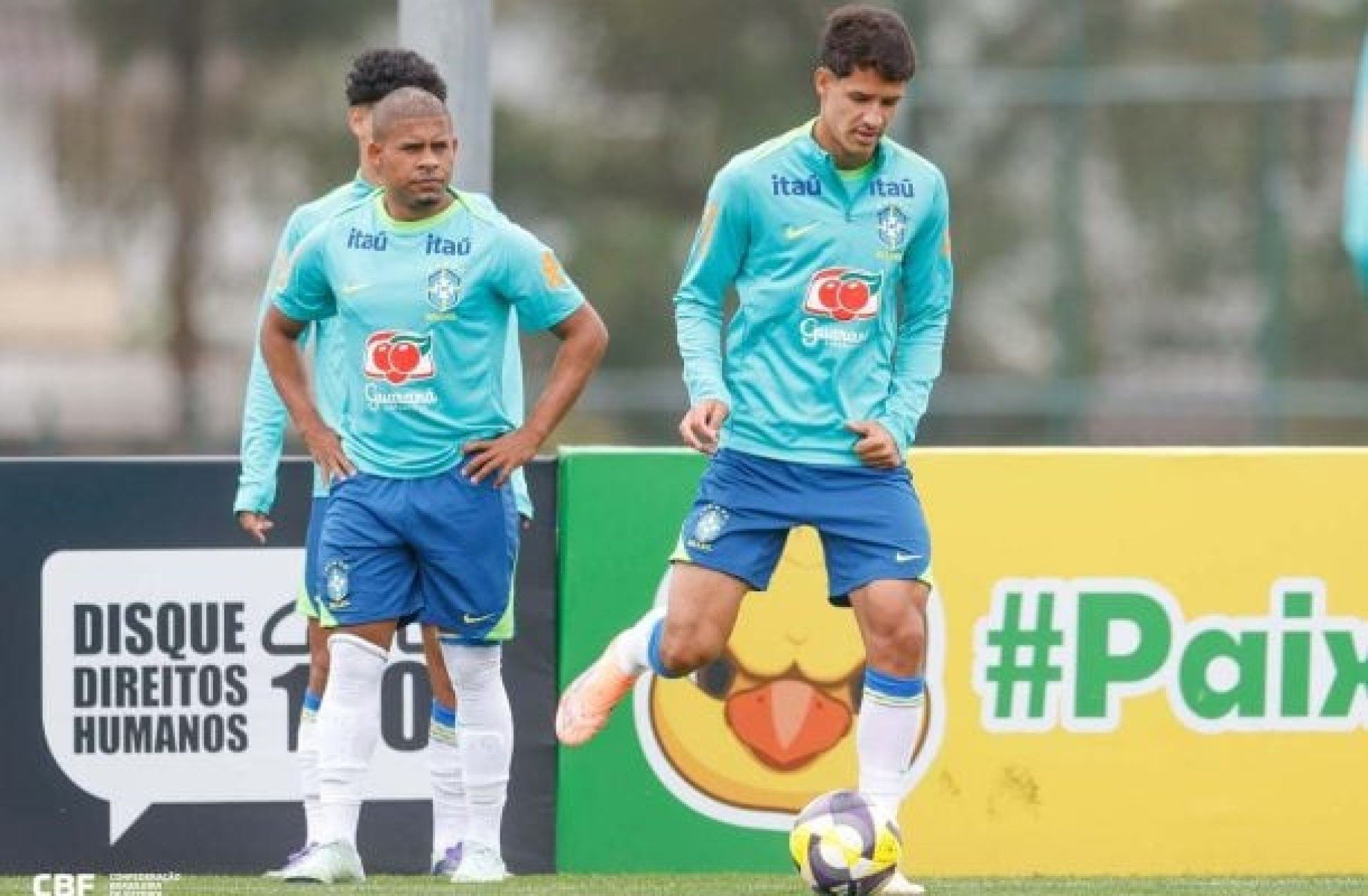 Seleção sub-20 faz último treino antes de viagem para o Chile