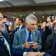 Macron para Lula: 'Você é um grande guerreiro' -  Ricardo Stuckert / PR