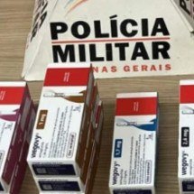 Assaltantes de drogaria são presos com canetas emagrecedoras na Grande BH - Divulgação/Polícia Militar