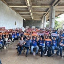 Funcionários da Copasa ocupam Assembleia e protestam contra privatização - Divulgação