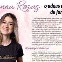 Jornal universitário homenageia estudante que morreu em acidente em BH - Reprodu&ccedil;&atilde;o Jornal Marco