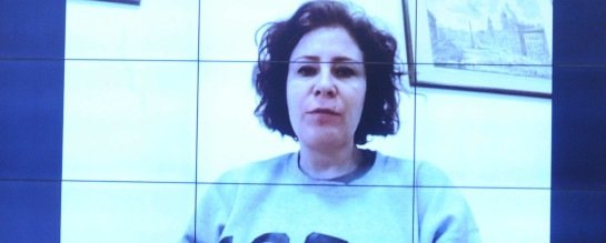 Ex-deputada Carla Zambelli foi condenada por Justi&ccedil;a brasileira por persegui&ccedil;&atilde;o com arma de um homem -  (crédito: Renato Ara&uacute;jo/C&acirc;mara dos Deputados)
