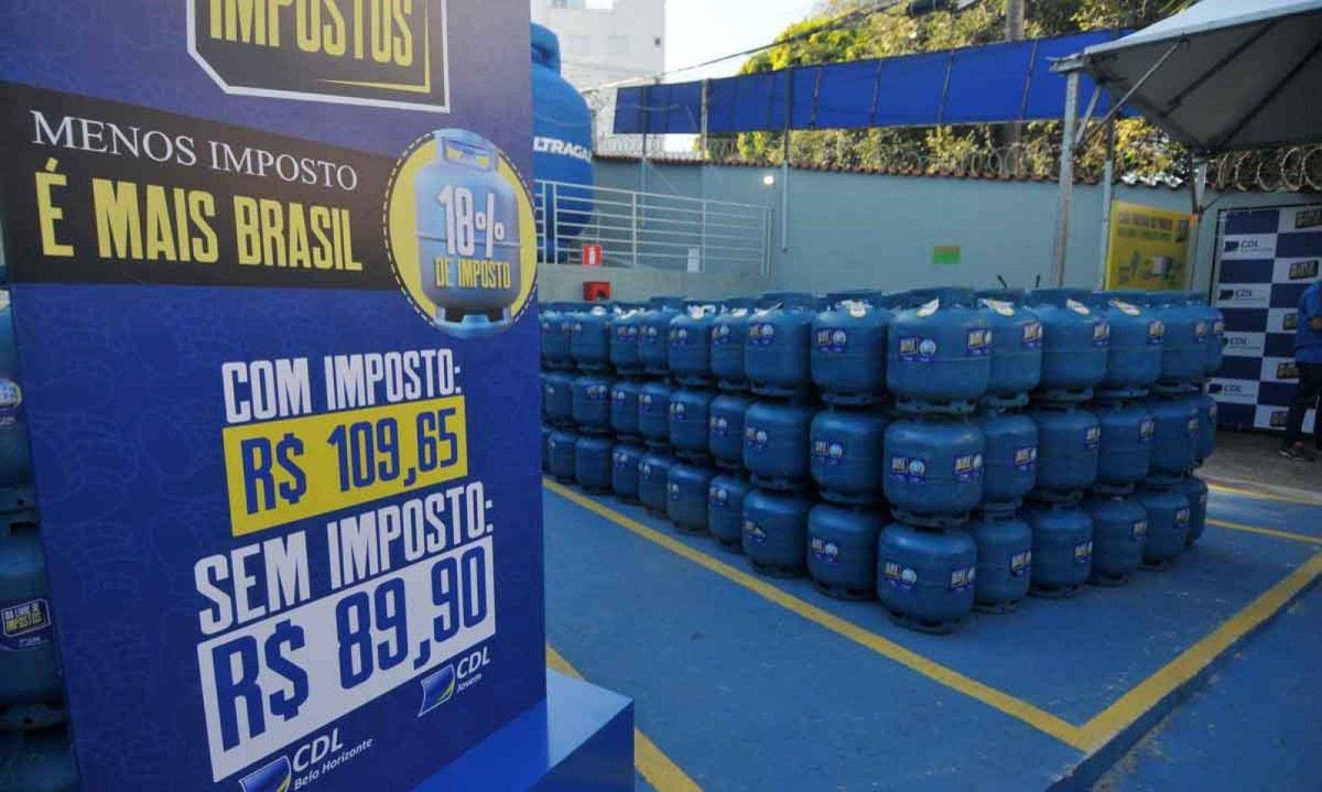 Tributos pesam no preço final dos produtos vendidos no varejo brasileiro  -  (crédito: Leandro Couri/EM/D.A Press – 01/6/22)
