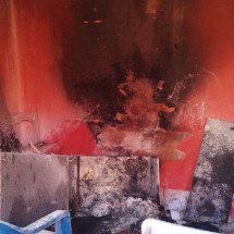 Mulher ateia fogo em casa após discussão com a mãe - CBMMG/Divulga&ccedil;&atilde;o