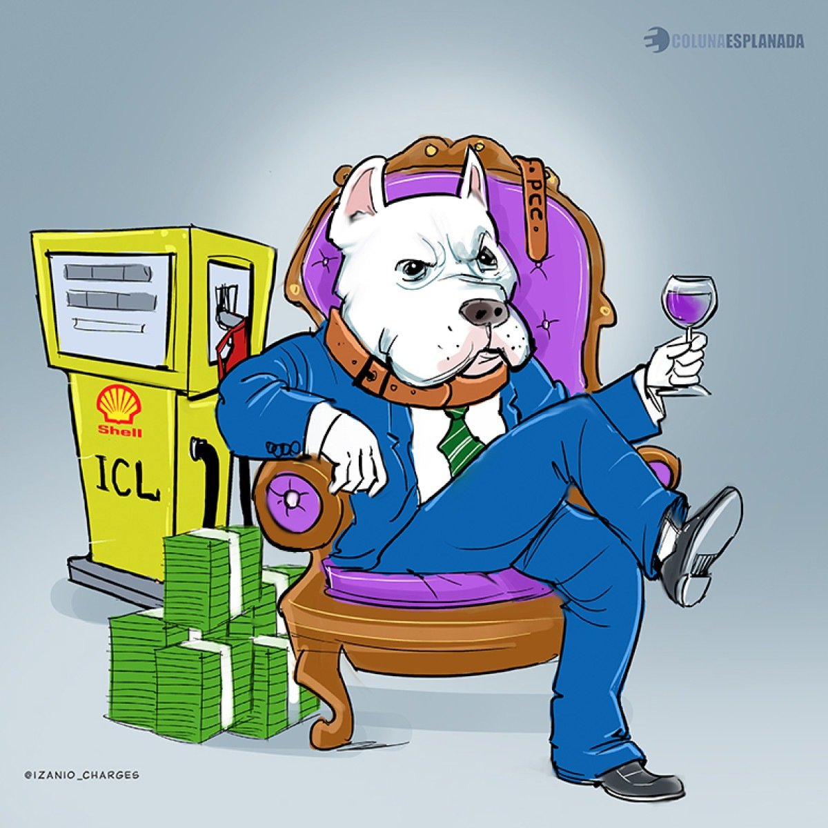 Charge por @izanio_charges -  (crédito: @izanio_charges) Charge por @izanio_charges -  (crédito: @izanio_charges)