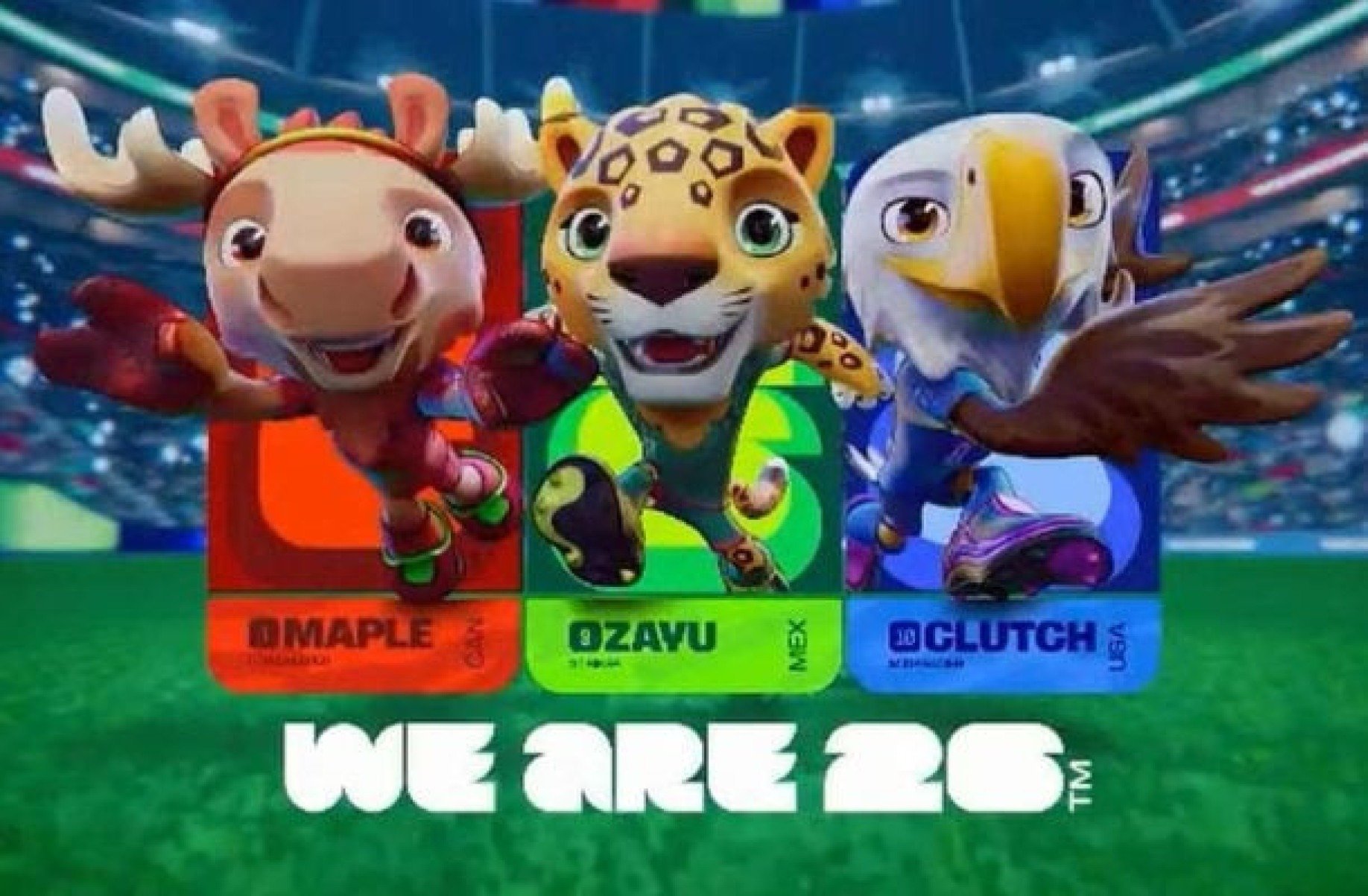 Fifa divulga os mascotes da Copa do Mundo de 2026; confira os nomes