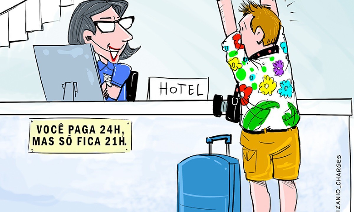 Charge por @izanio_charges -  (crédito: @izanio_charges) Charge por @izanio_charges -  (crédito: @izanio_charges)