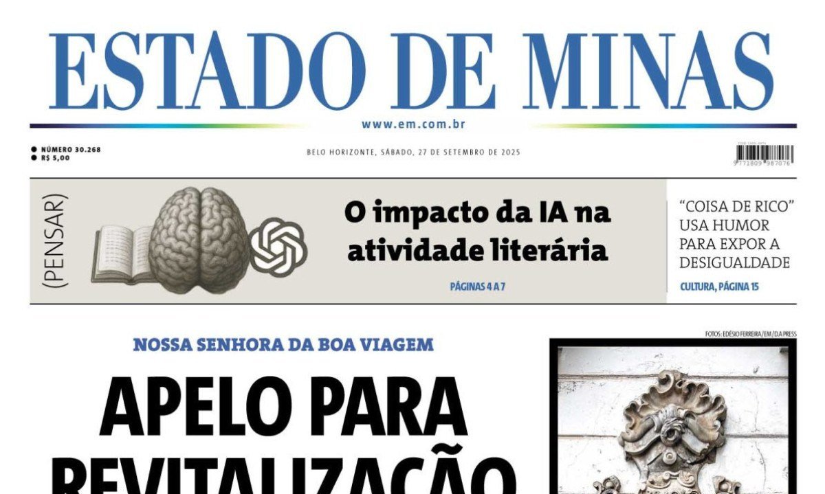 Estado de Minas -  (crédito: Capa do Estado de Minas)