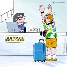 Lobby dos hotéis vence e hóspede pagará mais por menos  - @izanio_charges