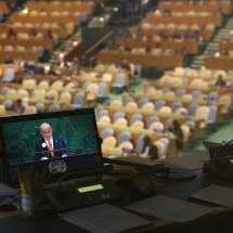Netanyahu é vaiado na Assembleia Geral da ONU; delegações deixam plenário - ANGELA WEISS / AFP