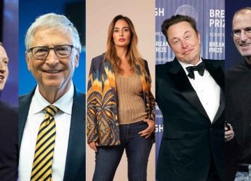Jobs, Gates, Musk e Zuckerberg mostram o poder da imagem do líder -  (crédito: Reprodução Instagram)