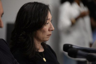 Secretária de Estado de Meio Ambiente, Marília Carvalho de Melo, defendeu medidas de sua gestão em audiência pública na Assembleia Legislativa -  (crédito: Túlio Santos/EM/D.A.Press)