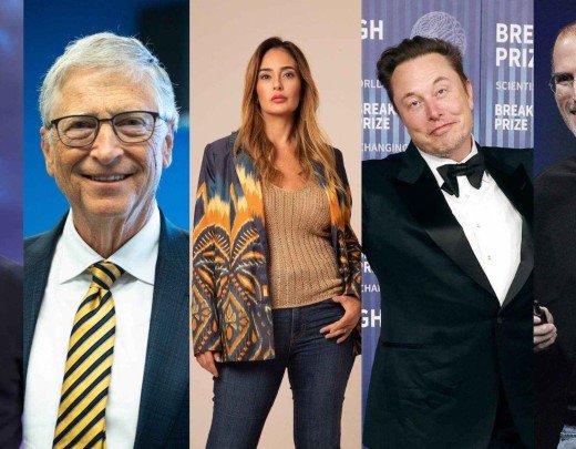 Jobs, Gates, Musk e Zuckerberg mostram o poder da imagem do líder -  (crédito: Reprodução Instagram)