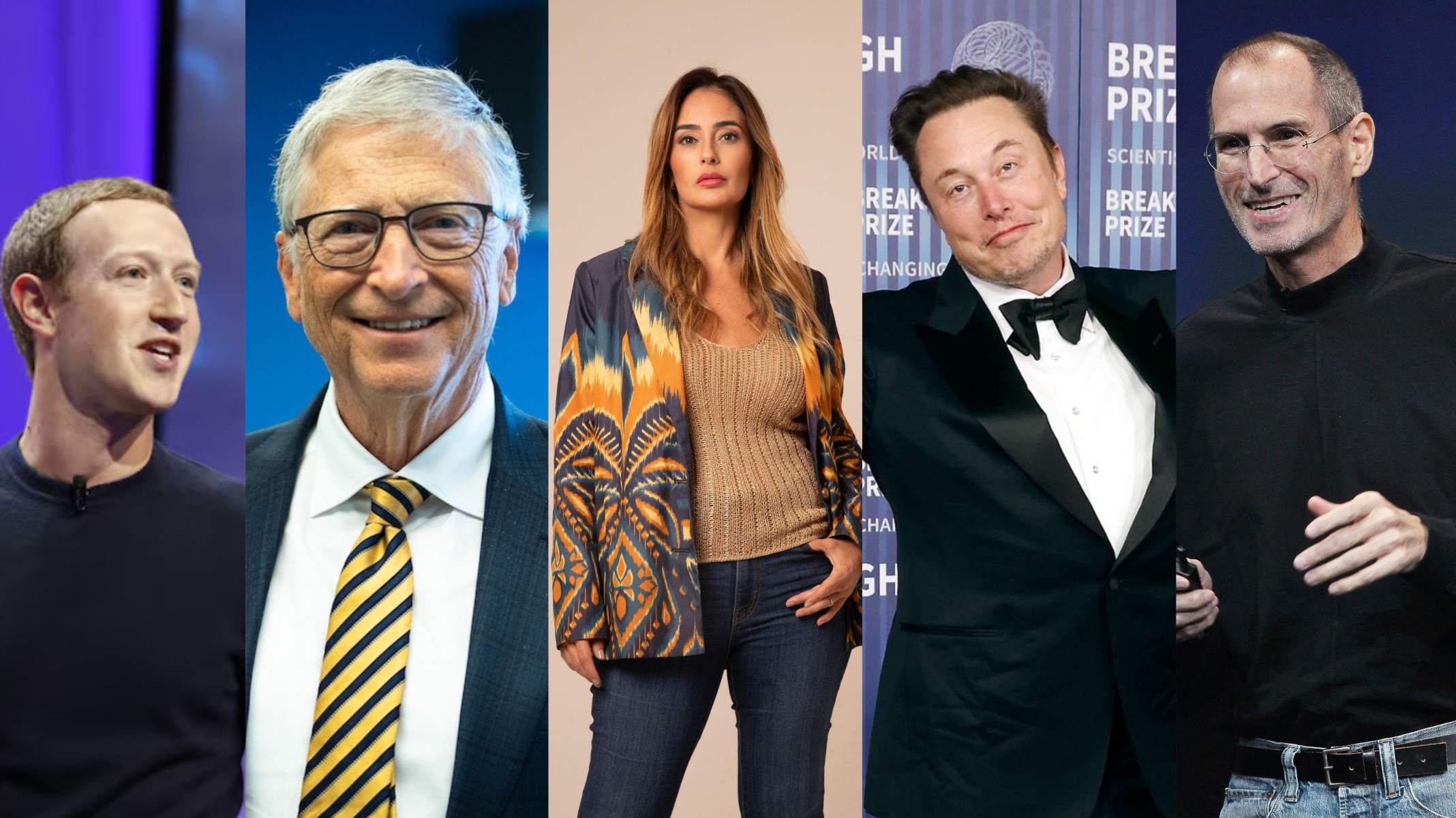 Jobs, Gates, Musk e Zuckerberg mostram o poder da imagem do líder -  (crédito: Reprodução Instagram)