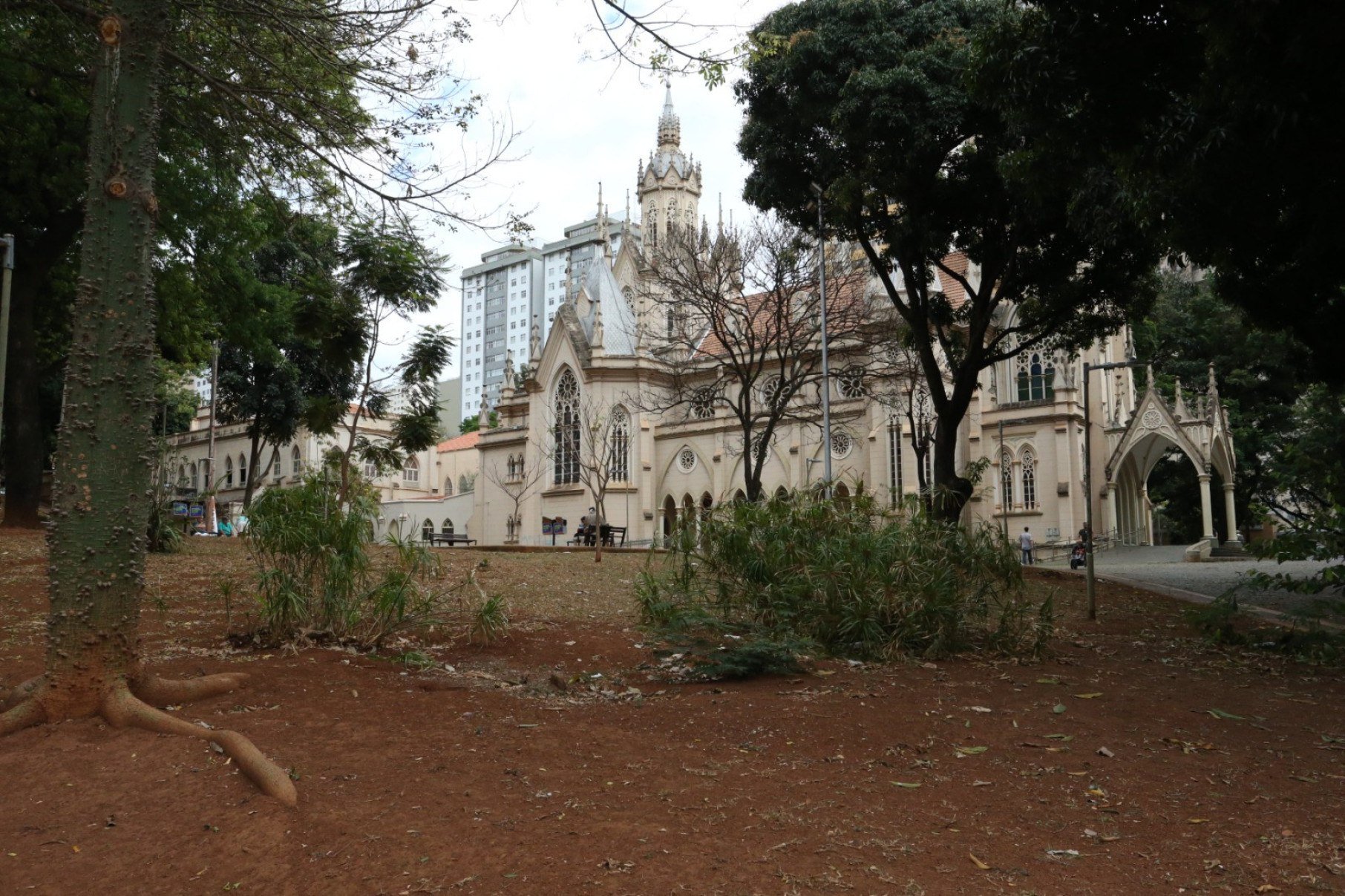Inaugurada em 1922 como monumento ao centenário da independência do Brasil, a Igreja Boa Viagem já recebeu obras de revitalização em 2020- Edesio Ferreira/EM/D.A Press