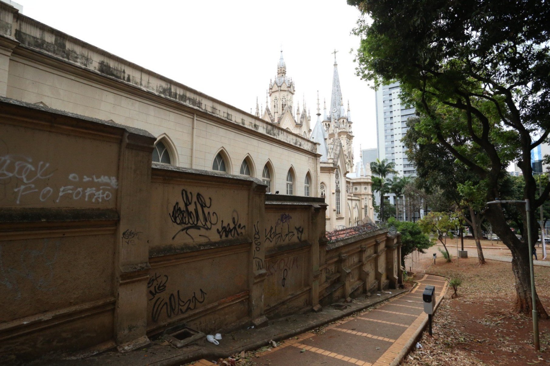 Praça em frente à Igreja da Boa Viagem- Edesio Ferreira/EM/D.A Press
