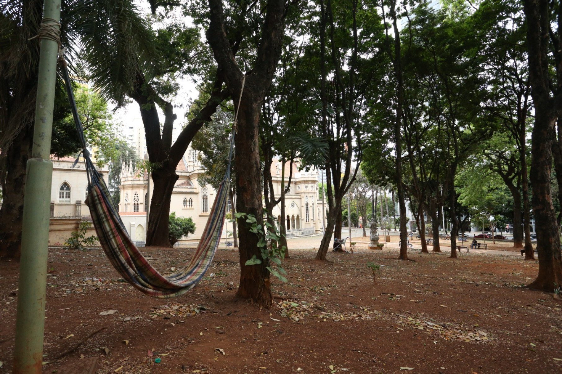 Praça em frente à Igreja da Boa Viagem- Edesio Ferreira/EM/D.A Press