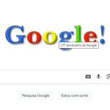 Google comemora 27 anos com doodle que relembra logotipo original - Reprodução / Google
