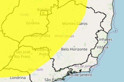Alerta de baixa umidade atinge 208 municípios de Minas Gerais onde a umidade do ar pode ficar em torno de 20% -  (crédito: Reprodução)