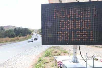 Dois pontos de pedágio na BR-381 começam a cobrança hoje -  (crédito: Marcos Vieira / EM / DA Press)