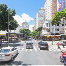 Homem morre esfaqueado em frente a casa noturna no Centro de BH - Reprodução/Google StreetView