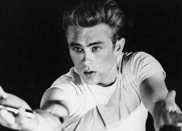 James Dean morreu aos 24 aos, em 1955 -  (crédito: Reprodução)