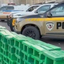 Polícia encontra 850 kg de maconha escondidos em carga de repolhos - PMMG/Divulga&ccedil;&atilde;o