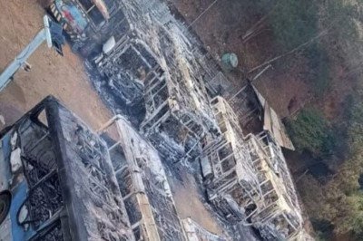 A suspeita é de que seja um incêndio criminoso  -  (crédito: Reprodução/Redes Sociais )