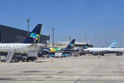 Mais de 6 milhões já passaram pelo Aeroporto Internacional de BH em 2025 -  (crédito: Carlos Altman/EM)