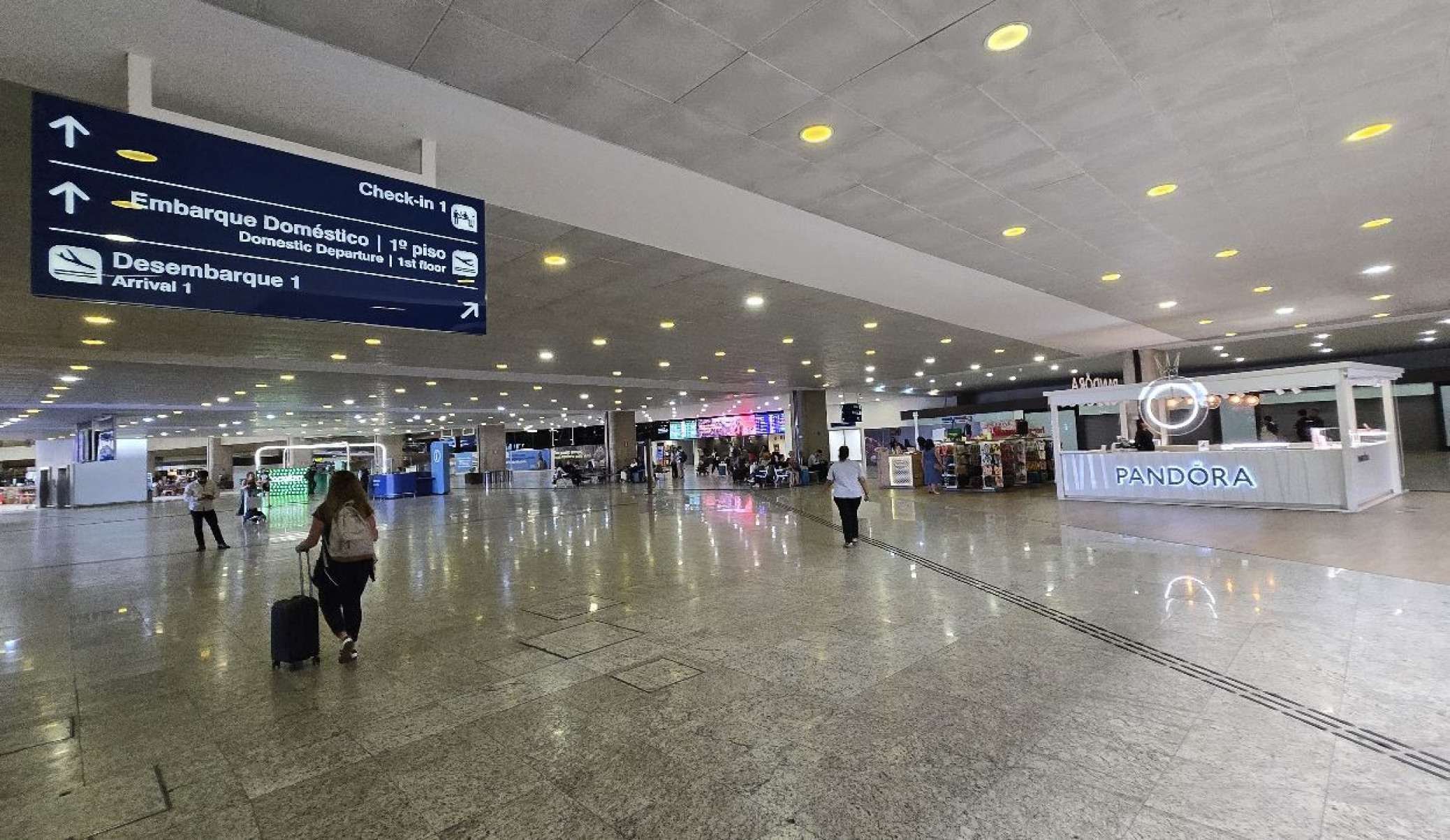BH Airport espera investimentos na ordem de R$ 240 milhões para revitalizar o Terminal - Carlos Altman/EM