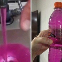 Água rosa surpreende moradores de Itu - Redes sociais