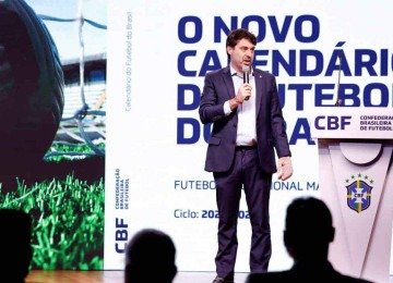 O diretor de competições da CBF, Júlio Avellar, detalha as mudanças no calendário do futebol brasileiro a partir do ano que vem -  (crédito: RAFAEL RIBEIRO/CBF)
