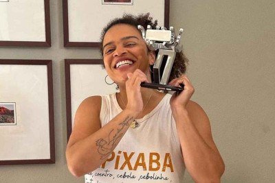 Cineasta capixaba se casou em abril com o americano Tucker May -  (crédito: Reprodução/Redes sociais)