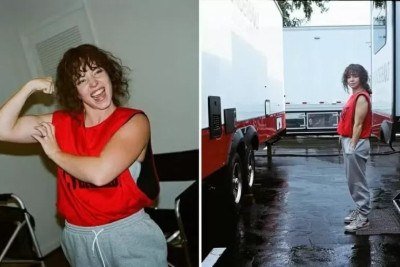 A atriz Sydney Sweeney revelou a preparação intensa para viver Christy Martin, 57, ícone do boxe e membro do Hall da Fama, no filme 'Christy', que estreia em novembro. Durante o Festival Internacional de Cinema de Toronto, ela contou que ganhou 13 kg em apenas três meses. -  (crédito: Reprodução/Instagram)