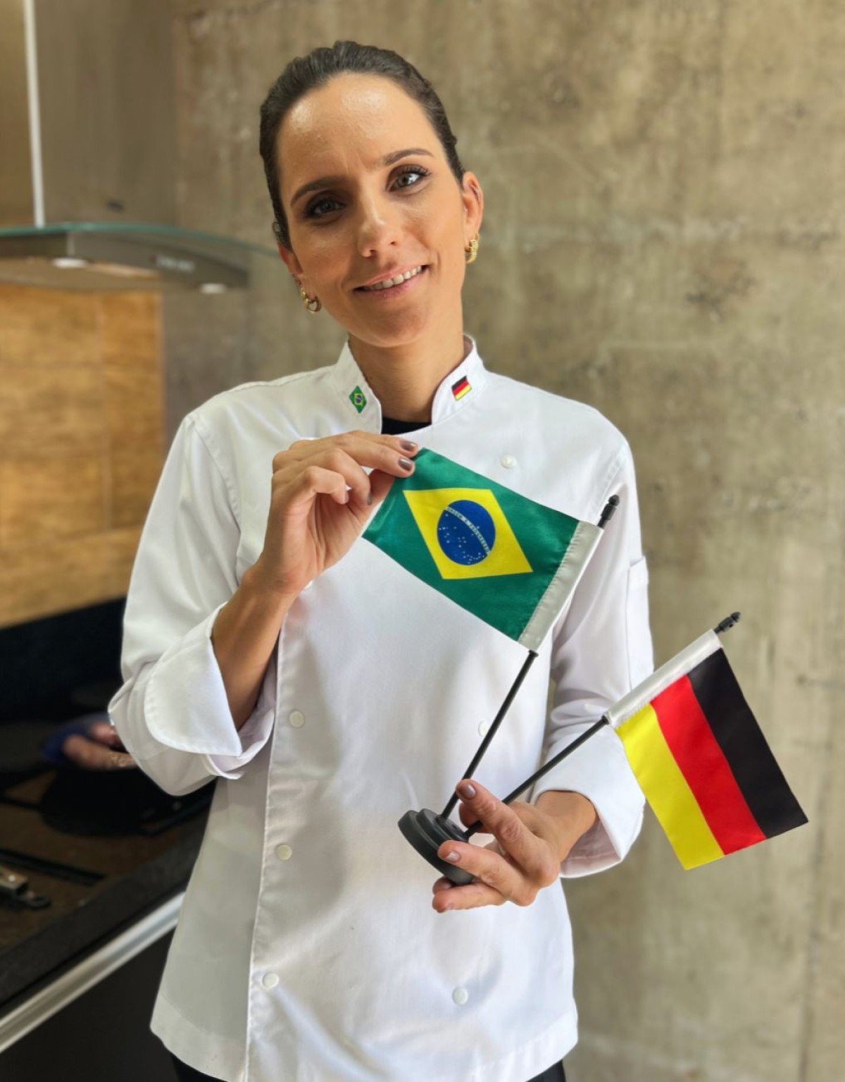 Isabella Haag aprendeu a fazer os embutidos com seu pai, Willi Haag