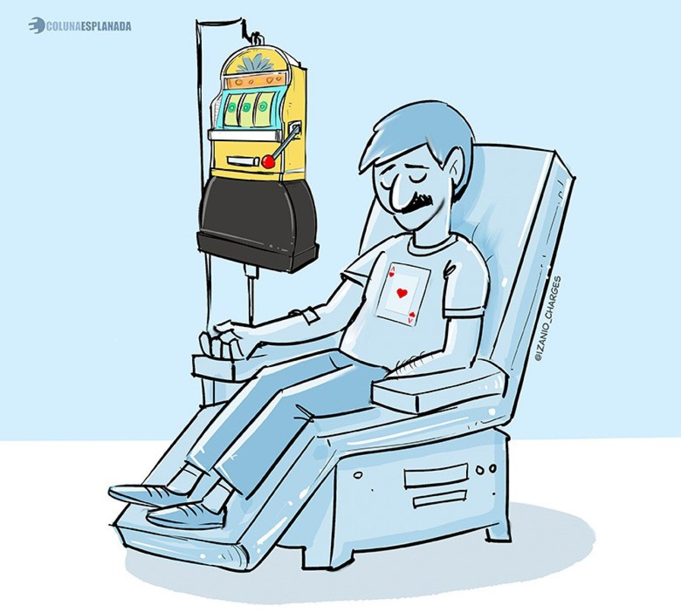 Charge por @izanio_charges -  (crédito: @izanio_charges)