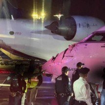 Dois aviões da Delta colidem em taxiamento em aeroporto - Redes sociais