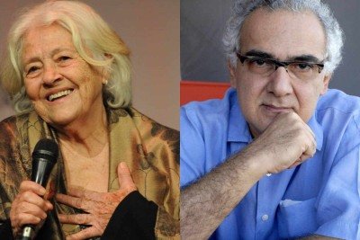 Adélia Prado e Milton Hatoum  -  (crédito: Marcos Vieira/ Bel Pedrosa )