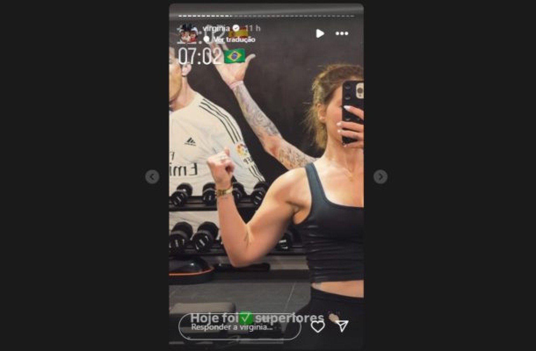 Virginia aumenta especulações de caso com Vini Jr e canta: ???Me apaixonei???