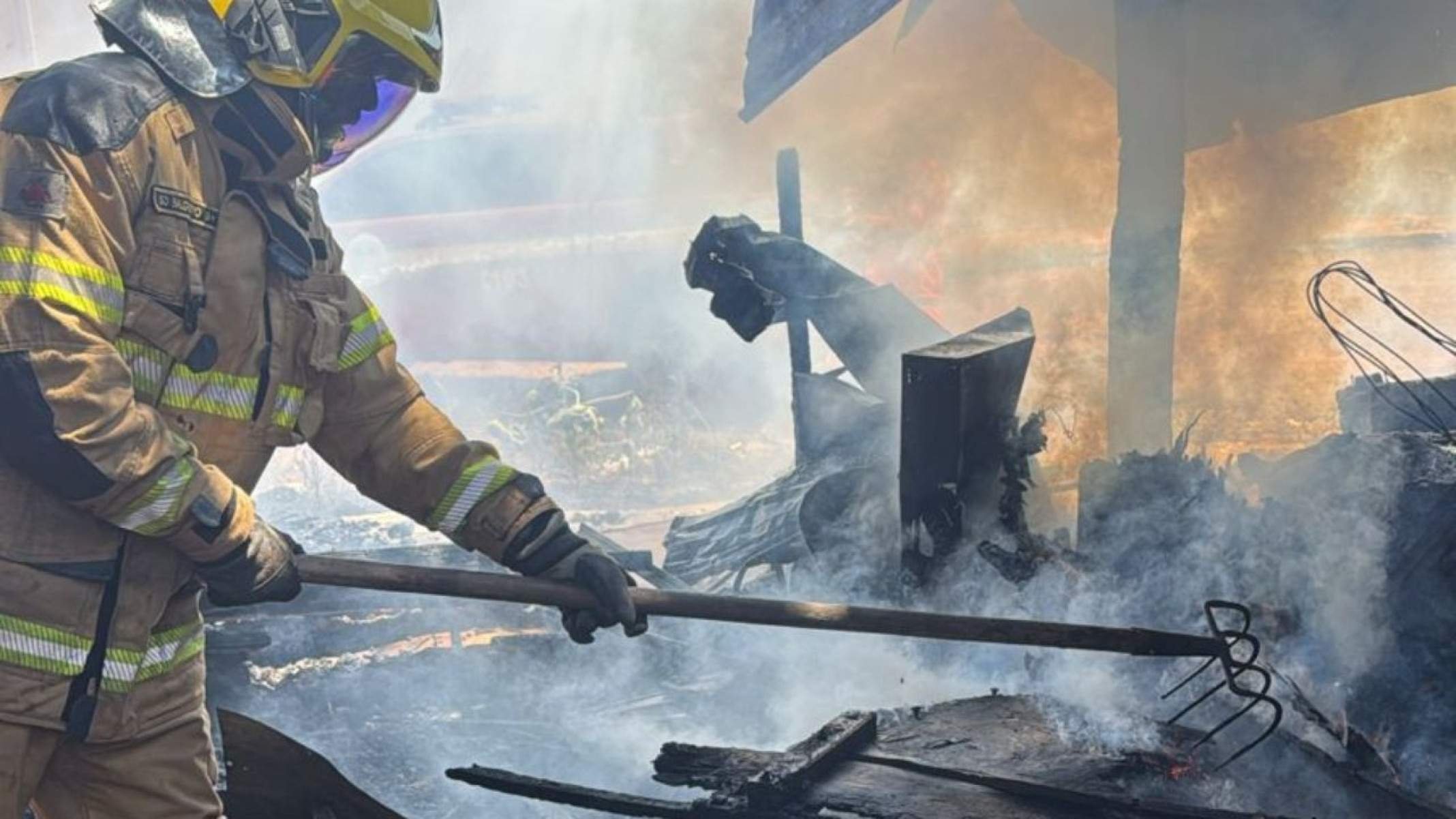 Cavalos morrem em incêndio em Araguari e dono é autuado por maus-tratos - DivulgaÃ§Ã£o/CBMG