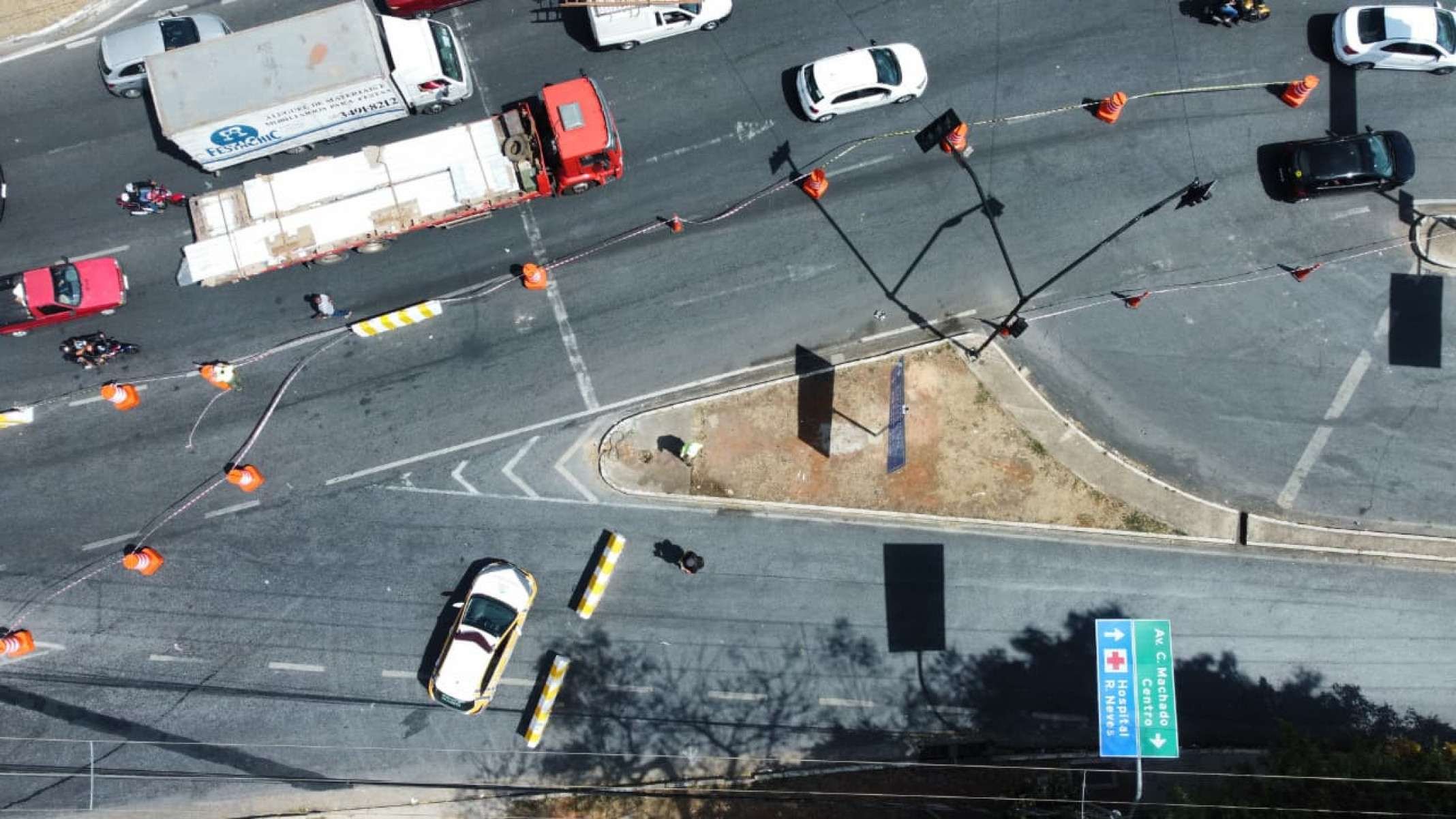 Nova fase da obra na Avenida Cristiano Machado, em Belo Horizonte, começa nesta quinta-feira (2/10) e causa lentidão no trânsito-Leandro Couri/EM/DA Press