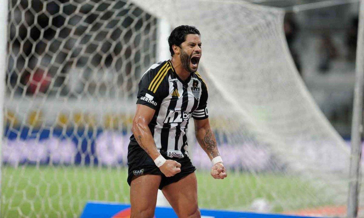 Para grande parte da torcida do Galo, Hulk é o maior ídolo da história do clube -  (crédito: Alexandre Guzanshe/EM/D.A Press – 4/2/25)