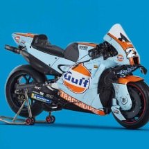 Fãs definem pintura da Trackhouse MotoGP Team em parceria com a Gulf Oil - DINO