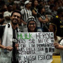 Meu filho dirá ao seu neto que viu o Hulk jogar - Edésio Ferreira/EM/D.A Press - 30/9/25