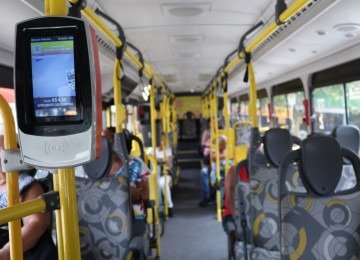 Câmara de BH votou nesta sexta-feira (3/10) projeto de gratuidade nos ônibus -  (crédito: Denys Lacerda/EM/D.A.Press)