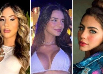 MC Thammy, Isabella Duarte e Catherine Bascoy fizeram divulgação de suposto programa de tráfico humano -  (crédito: Reprodução)