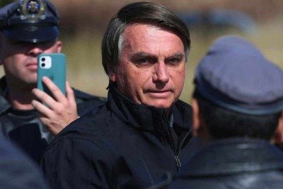 A direita articula-se em torno de Bolsonaro, embora o ex-presidente em nenhum momento assume o discurso e o comportamento de um líder ideológico coerente e persuasivo -  (crédito: FILIPE ARAÚJO/AFP)