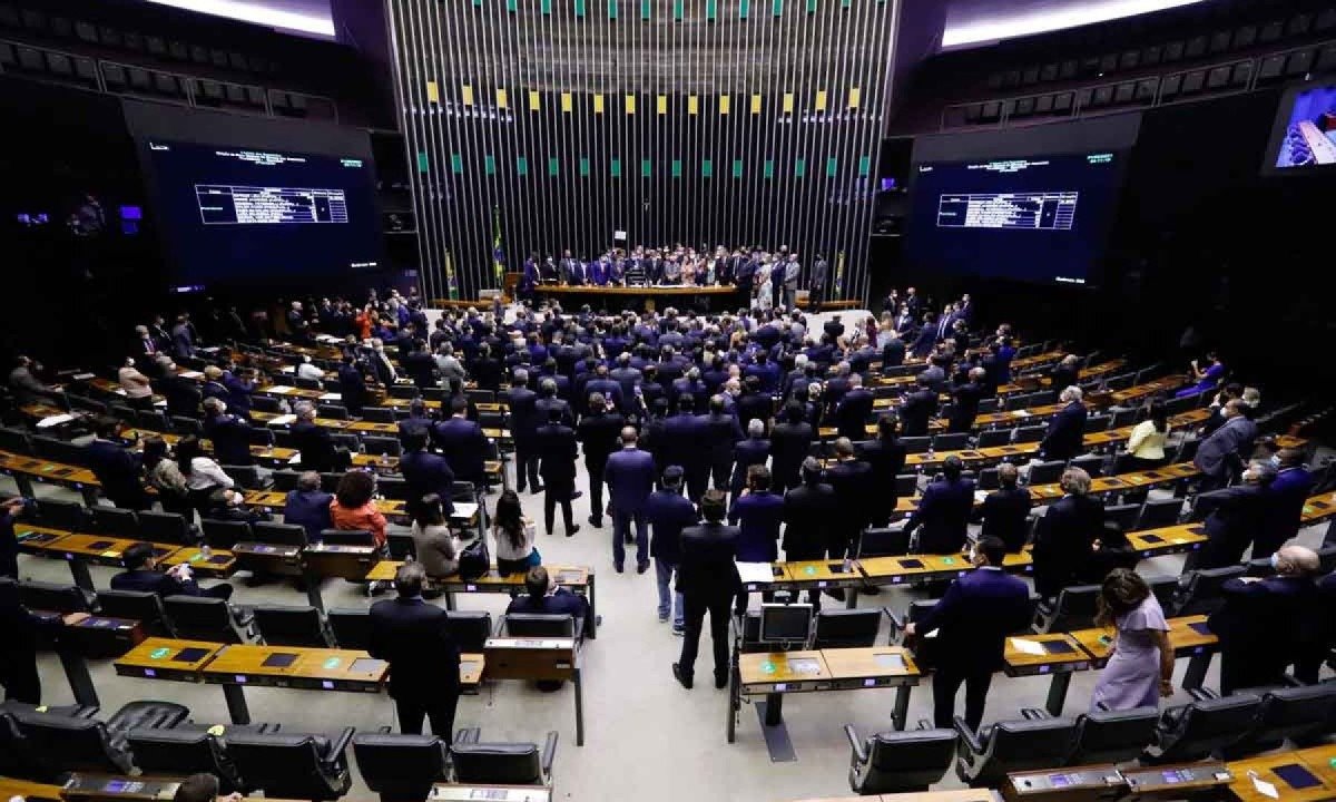 Plenário da Câmara dos Deputados, que trocou as 'pautas tóxicas' por projetos de apelo popular -  (crédito: Cleia Viana / Câmara dos Deputados - 1/2/21)