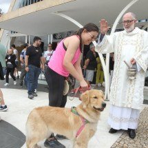 Pets recebem bênção no Dia de São Francisco de Assis na Pampulha - Jair Amaral/EM/D.A Press