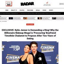 Casamento à vista? Kylie Jenner cobra decisão de Timothée Chalamet - Reprodução